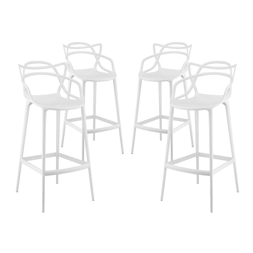 Entangled Bar Stool Set of 4 2402-WHI-SET