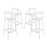 Entangled Bar Stool Set of 4 2402-WHI-SET