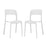 Hop Dining Set Set of 2 2403-WHI-SET