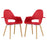 Soar Dining Set Set of 2 2407-RED-SET