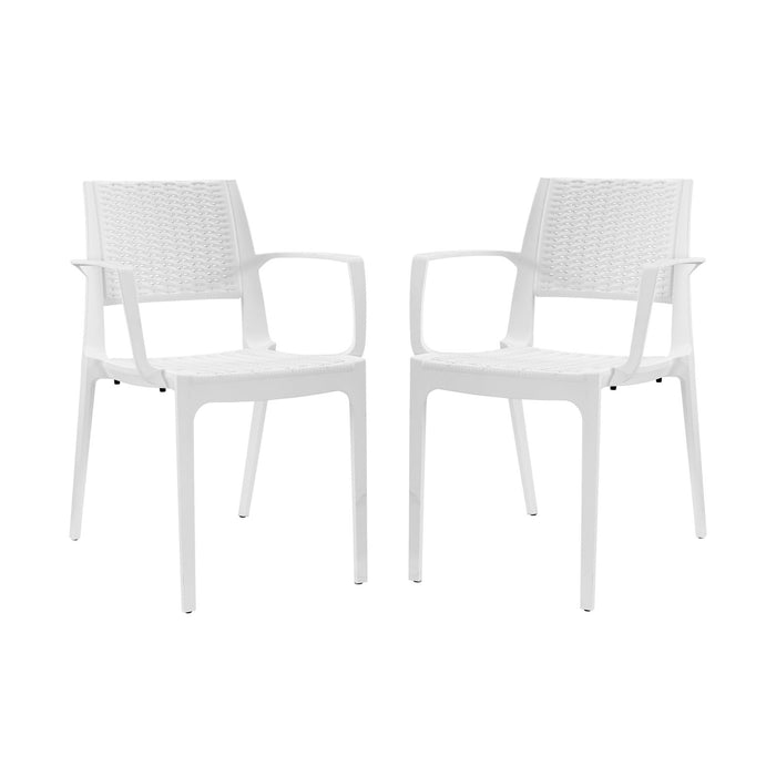 Astute Dining Set Set of 2 2413-WHI-SET