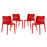 Gallant Dining Side Chair Set of 4 2421-RED-SET