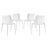 Gallant Dining Side Chair Set of 4 2421-WHI-SET