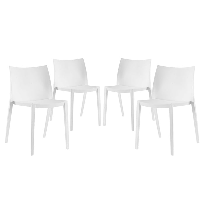 Gallant Dining Side Chair Set of 4 2421-WHI-SET