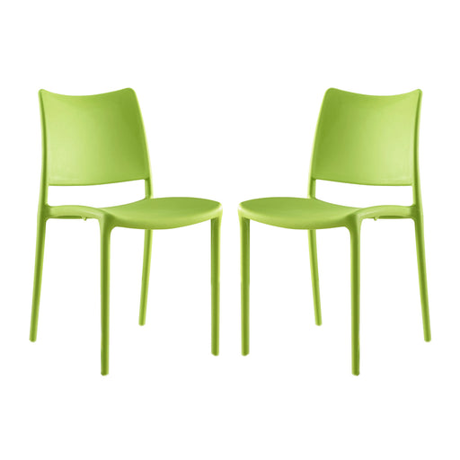 Hipster Dining Side Chair Set of 2 2424-GRN-SET