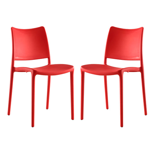 Hipster Dining Side Chair Set of 2 2424-RED-SET