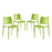 Hipster Dining Side Chair Set of 4 2425-GRN-SET