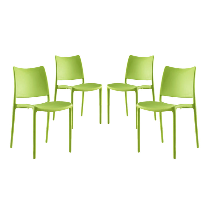 Hipster Dining Side Chair Set of 4 2425-GRN-SET