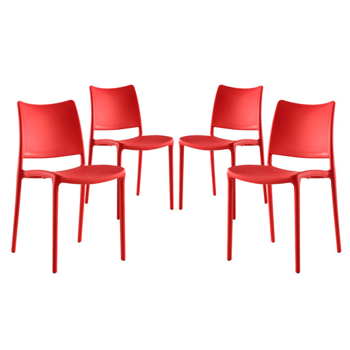 Hipster Dining Side Chair Set of 4 2425-RED-SET