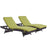 Convene Chaise Outdoor Patio Set of 2 2428-EXP-PESET