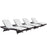 Convene Chaise Outdoor Patio Set of 4 2429-EXP-WHI-SET