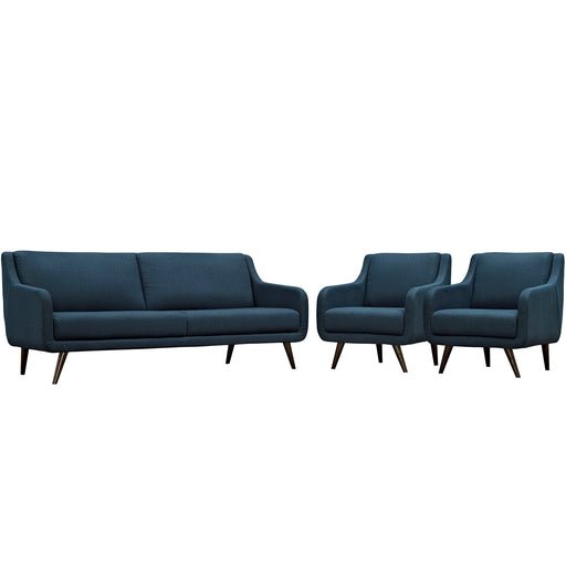 Verve Living Room Set Set of 3 2445-AZU-SET