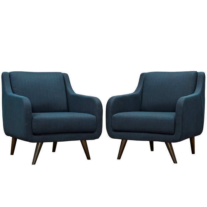 Verve Armchairs Set of 2 2446-AZU-SET