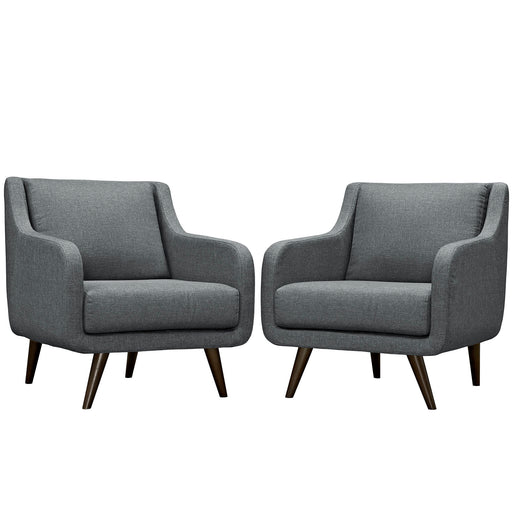 Verve Armchairs Set of 2 2446-GRY-SET