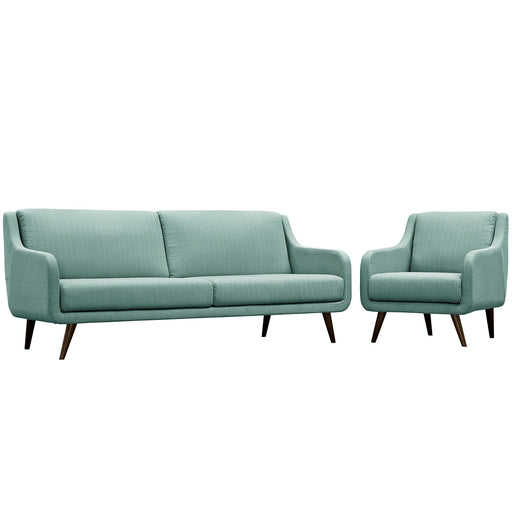 Verve Living Room Set Set of 2 2447-LAG-SET