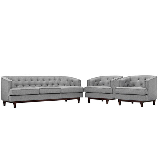 Coast Living Room Set Set of 3 2448-LGR-SET