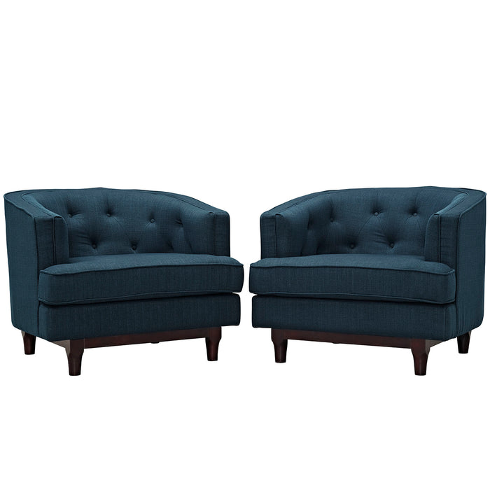 Coast Armchairs Set of 2 2449-AZU-SET