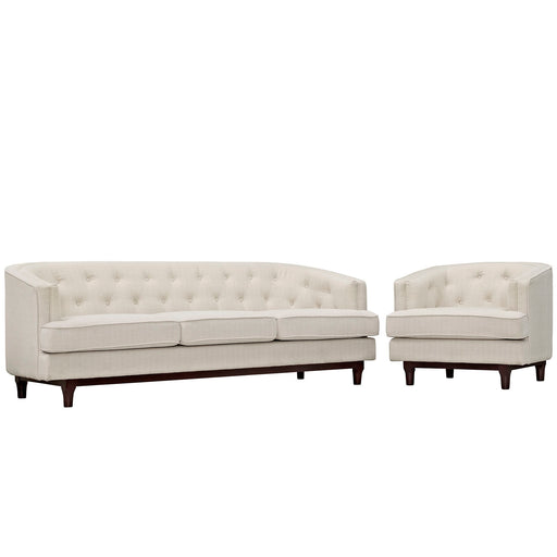 Coast Living Room Set Set of 2 2450-BEI-SET