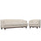 Coast Living Room Set Set of 2 2450-BEI-SET