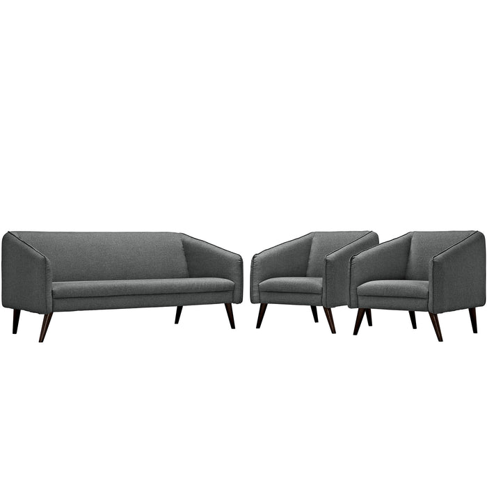 Slide Living Room Set Set of 3 2451-GRY-SET