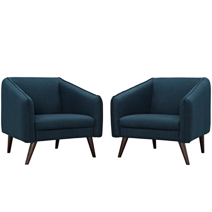 Slide Armchairs Set of 2 2452-AZU-SET