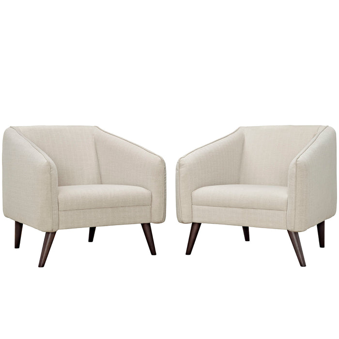 Slide Armchairs Set of 2 2452-BEI-SET