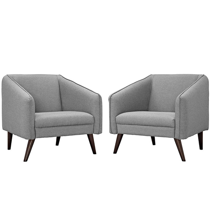 Slide Armchairs Set of 2 2452-LGR-SET