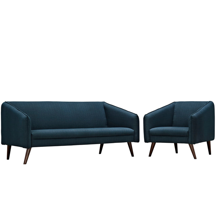 Slide Living Room Set Set of 2 2453-AZU-SET