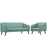 Slide Living Room Set Set of 2 2453-LAG-SET