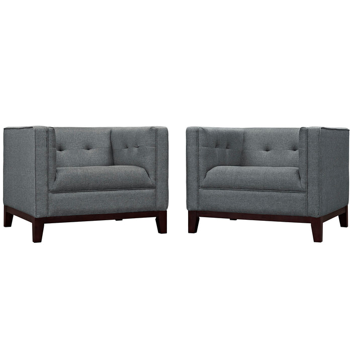 Serve Armchairs Set of 2 2455-GRY-SET