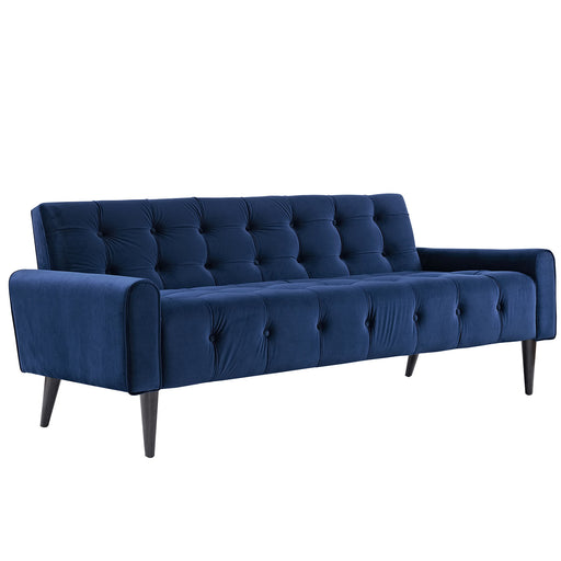 Delve Velvet Sofa 2456-NAV