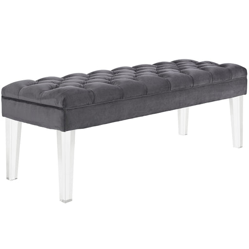 Valet Velvet Bench 2460-GRY