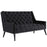 Peruse Velvet Loveseat 2462-BLK