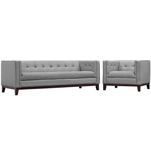 Serve Living Room Set Set of 2 2464-LGR-SET