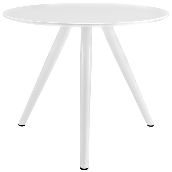 Lippa 36" Round Wood Top Dining Table with Tripod Base 2521-WHI