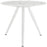 Lippa 36" Round Artificial Marble Dining Table with Tripod Base 2522-WHI