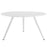 Lippa 54" Round Wood Top Dining Table with Tripod Base 2524-WHI