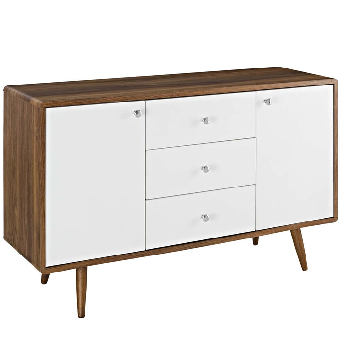 Transmit Sideboard 2531-WAL-WHI-SET