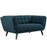 Bestow Upholstered Fabric Loveseat 2534-BLU