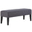 Connect Upholstered Fabric Bench 2556-GRY