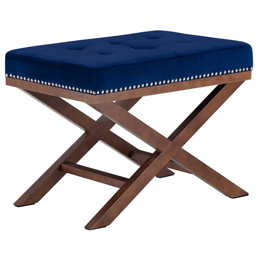 Facet Velvet Bench 2571-NAV