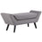 Gambol Upholstered Fabric Bench 2575-LGR