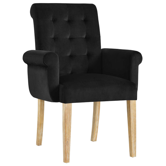 Premise Velvet Armchair 2581-BLK