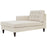 Empress Left-Arm Upholstered Fabric Chaise 2596-BEI