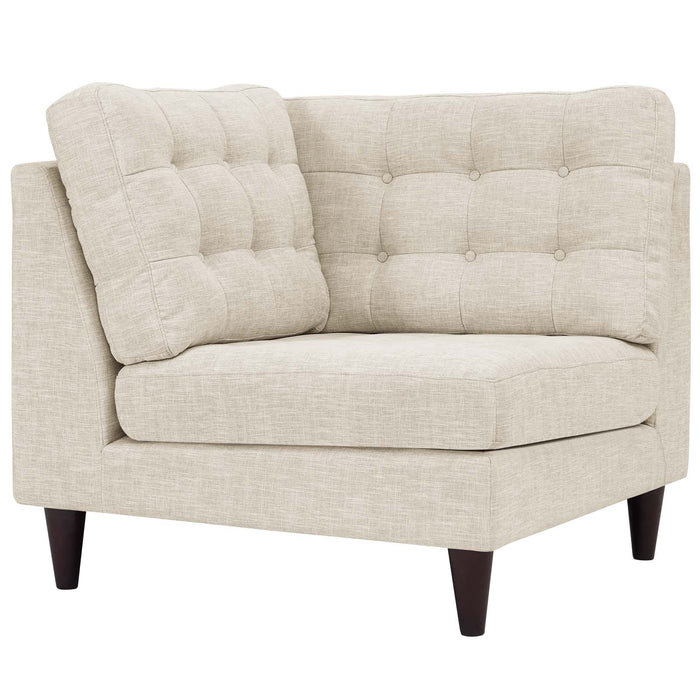 Empress Upholstered Fabric Corner Sofa 2610-BEI