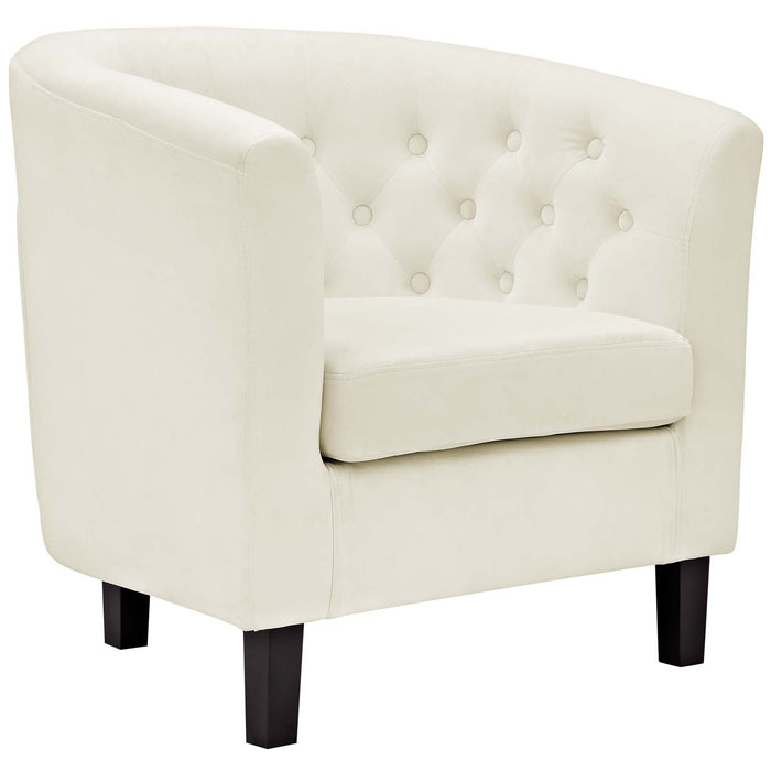 Prospect Velvet Armchair 2613-IVO