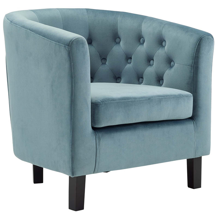 Prospect Velvet Armchair 2613-SEA