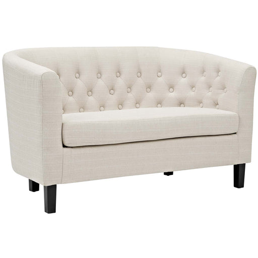 Prospect Upholstered Fabric Loveseat 2614-BEI