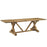 Den Extendable Wood Dining Table 2651-BRN-SET