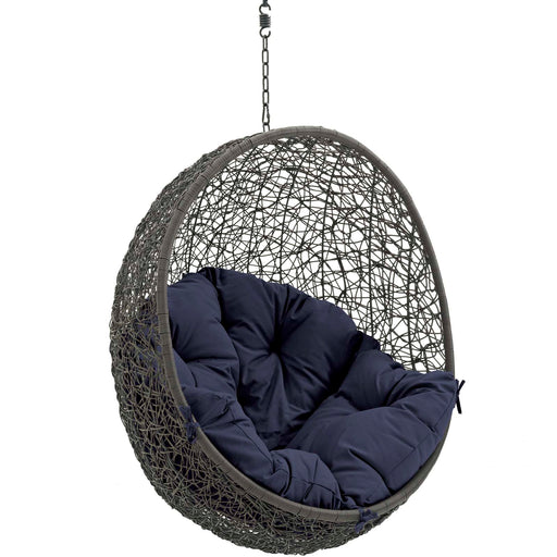 Hide Outdoor Patio Swing Chair Without Stand 2654-GRY-NAV